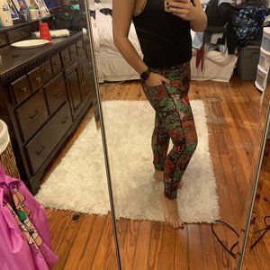 Lululemon Full Length Pattern Leggings With Pocket